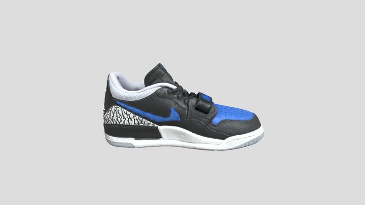 Air Jordan Photogrammetry Low Poly Asset 3D Model