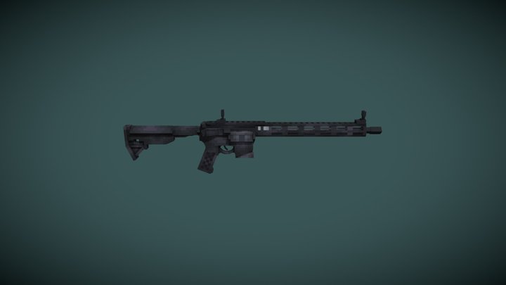 AR 15 3D Model