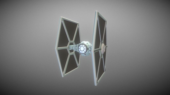 Tie Fighter V3 3D Model
