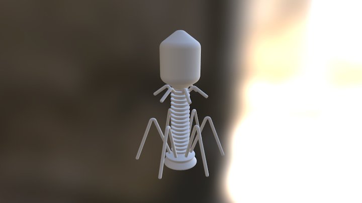 bacteriophage 3D Model