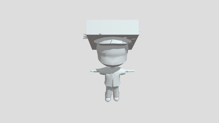 Chibi Txture 3D Model