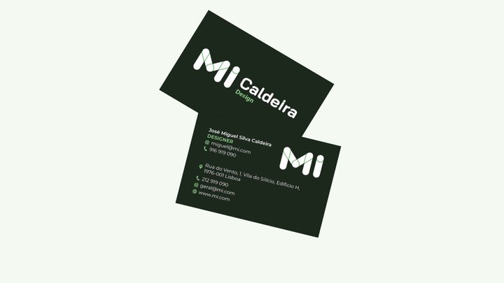 MI Business Card 3D Model