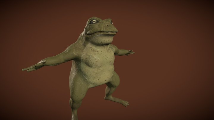 Mauk - Creature Concept 3D Model