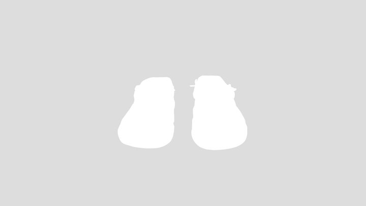 Old Used Green Sneakers Shoes With Damaged Spo