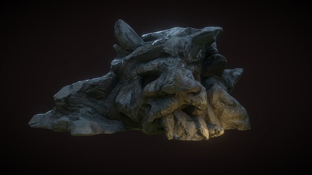 Lion Cave 3D Model