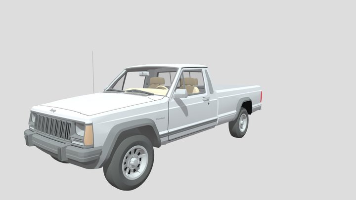 1987 Jeep Comanche 3D Model