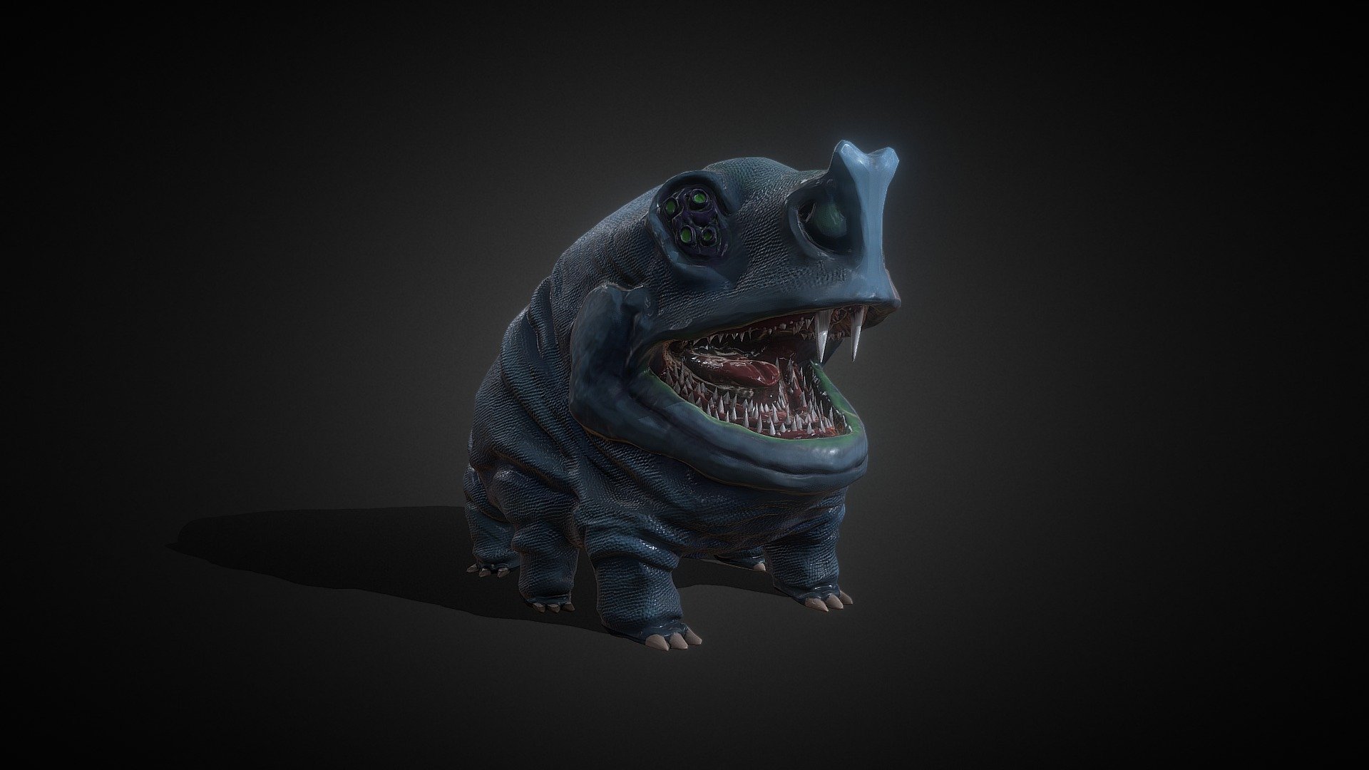 Snow Alien - 3D model by BenCarterB [6380ba8] - Sketchfab