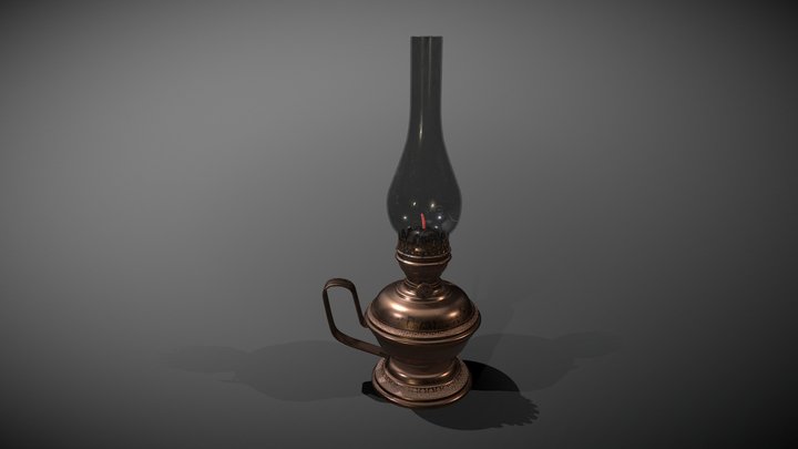 Hariken (Kerosene Lantern) 3D Model