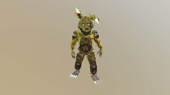 nightmare springtrap by your orgerlord 3D Model