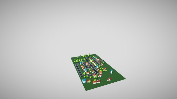 Alien Foray Game World 3D Model