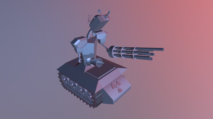 Robot tank 3D Model