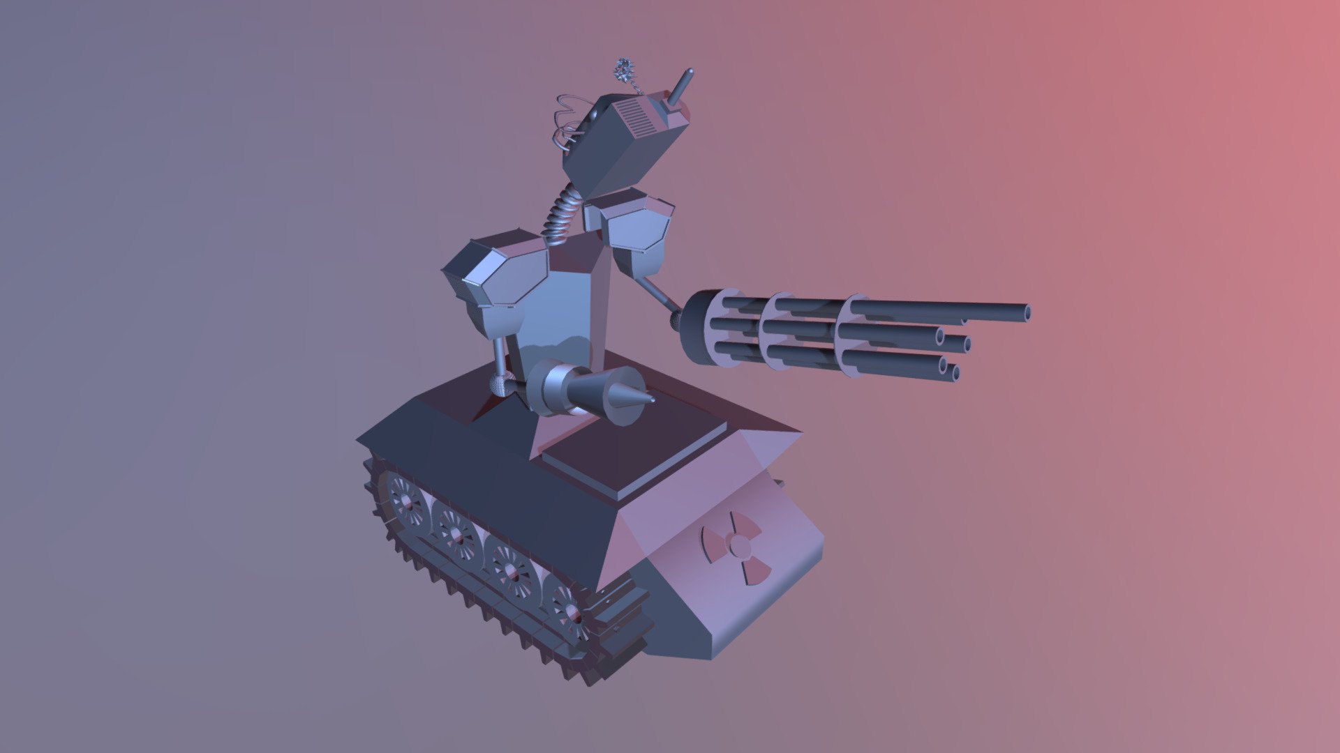 Robot Tank 3d Model By Savinykh394 63836be Sketchfab