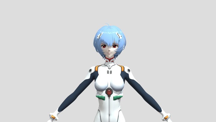 Ayanami Rei 3D Model