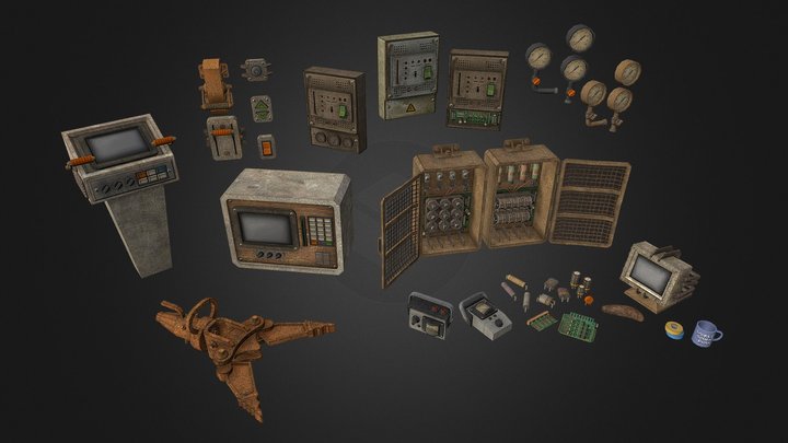 Electronics, Circuit Puzzles & Misc [PSX-PS2] 3D Model
