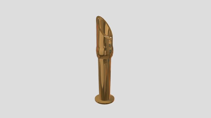 Horn of War / jachthoorn / trompet mouthpiece 3D Model