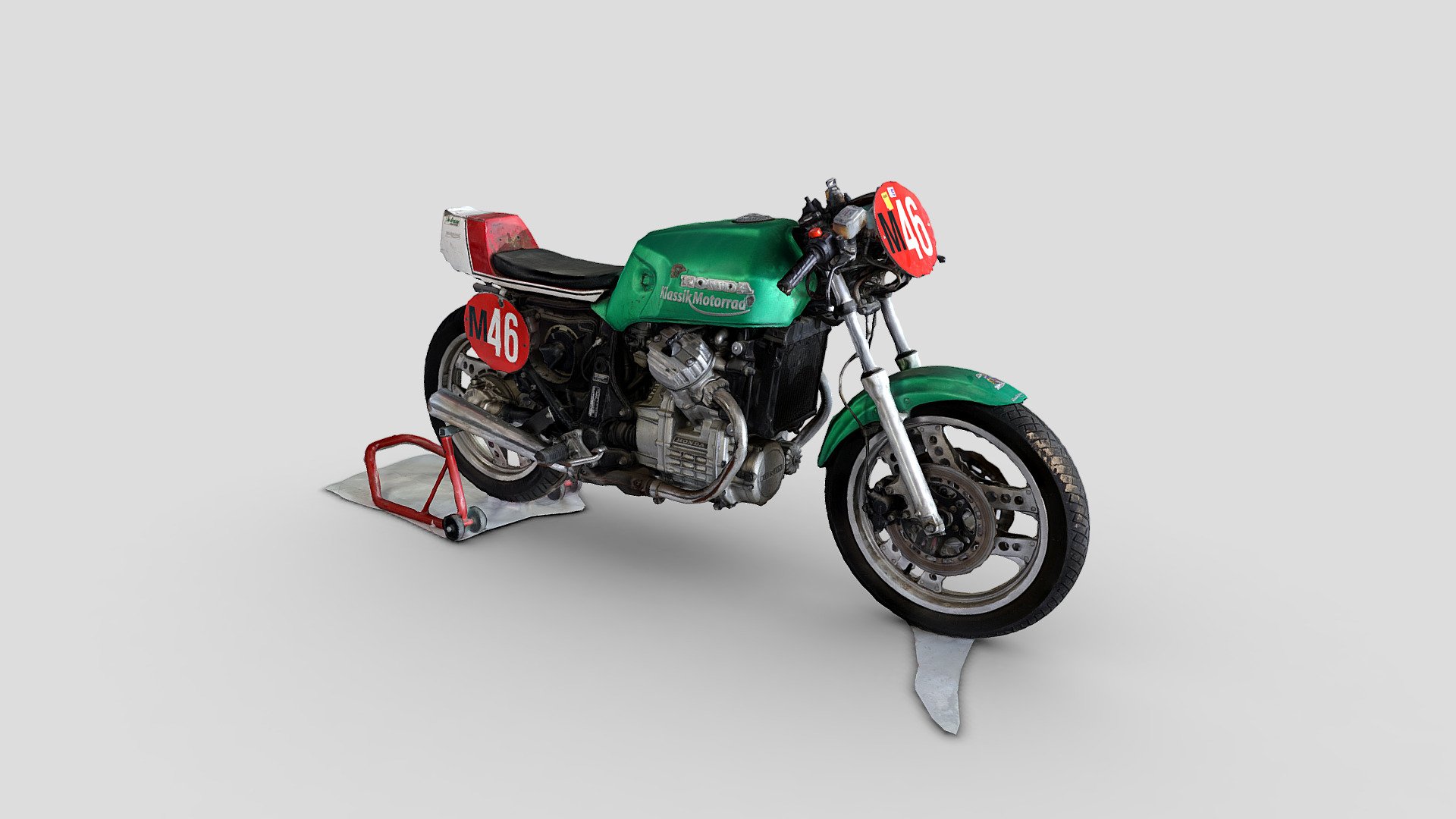 Honda CX500 Tricolore 1 - 3D model by flaviatore (@flaviatore
