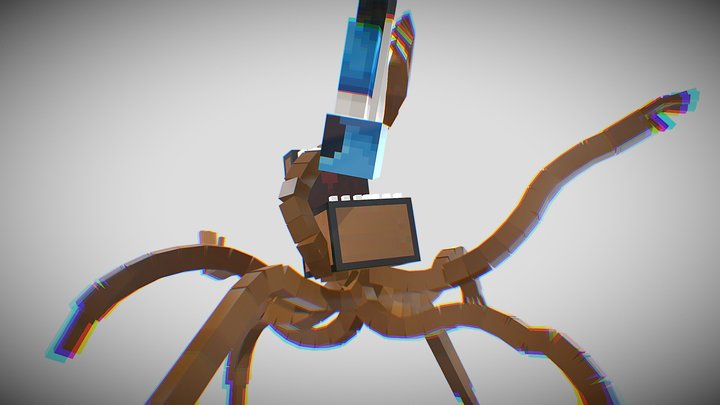 Monster Chest (Grabbing Player) – Free 3D Model STL
