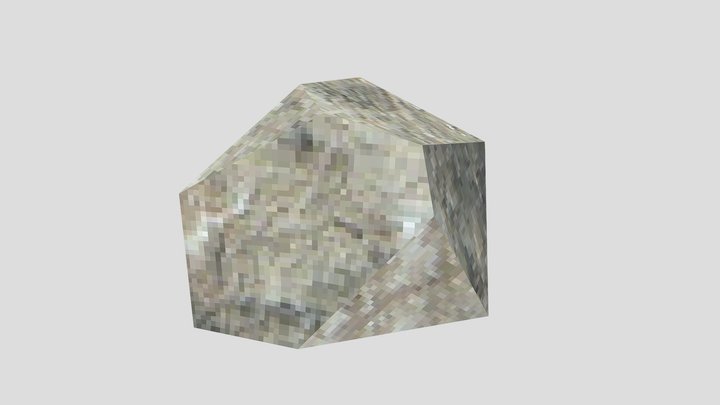 Simple Rock - PS1 Low Poly – Free 3D Model STL