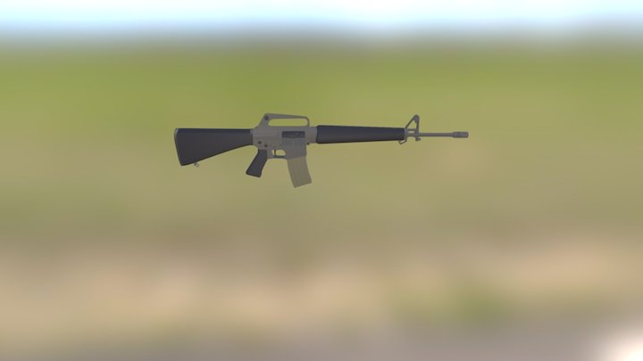 M16A1 3D Model