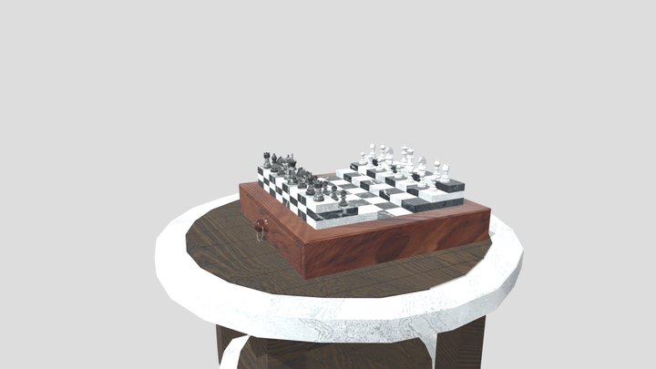 Chess set Final 3D Model