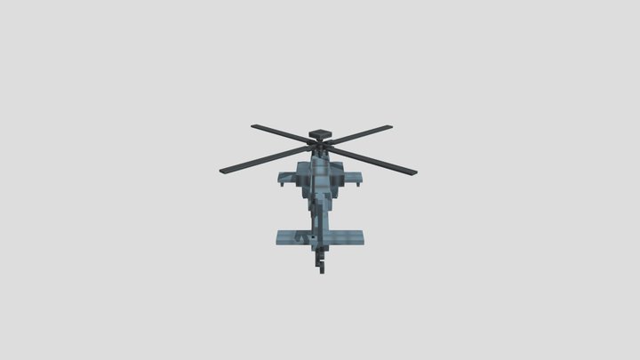 Apache helicopter 3D Model