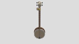 Banjo - 3D model by jpratt [a8c60ff] - Sketchfab