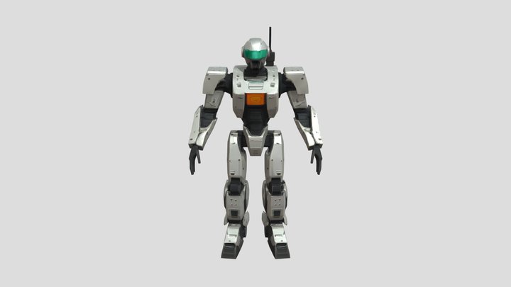 futuristic robotic soldier 3D Model