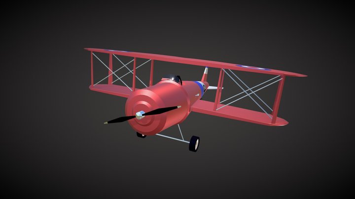 Old Airplane 3D Model
