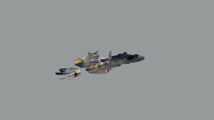 夜道 3D Model