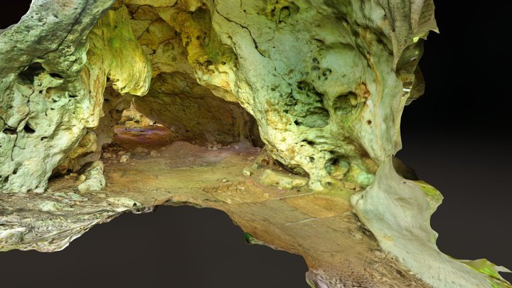 Slate Cave 3D Model
