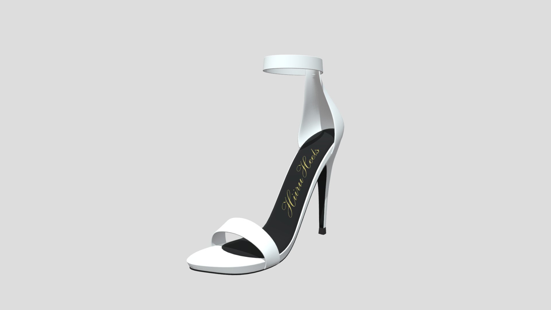 Ankle Strap Sandal High Heels - Download Free 3D model by hiirusama ...