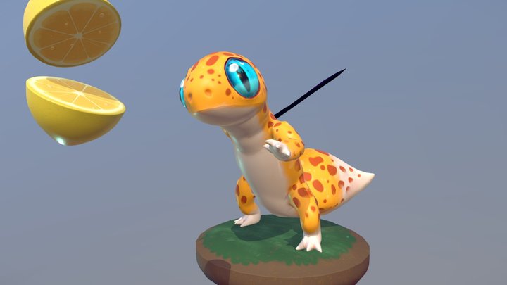 Leopard Gecko-ABraun 3D Model