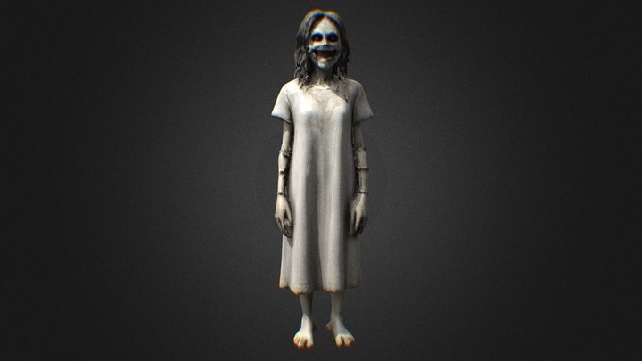 Creepy Teen Girl 3D Model