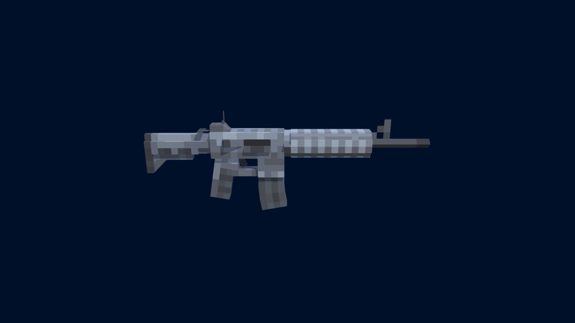 M4 Carbine w/Picatinny Rails - 3D model by sircorndog [638e25b] - Sketchfab