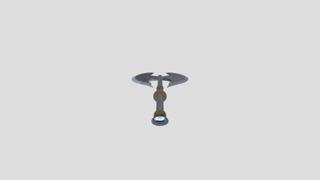 Stylized Two Sided Axe