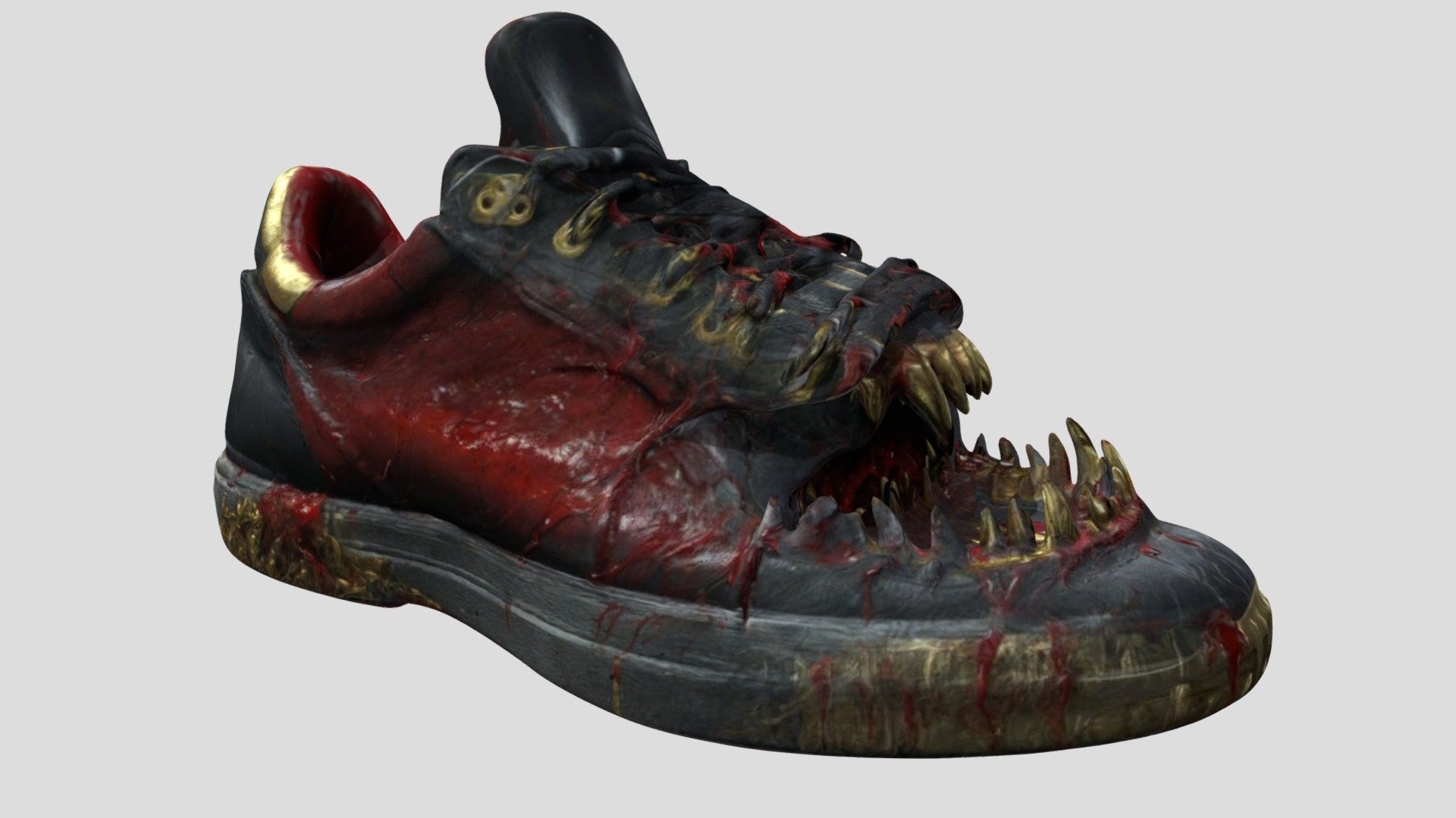 Nightmaw - shoe - Download Free 3D model by Brian Trepanier (@CMBC) [638f57a] - Sketchfab