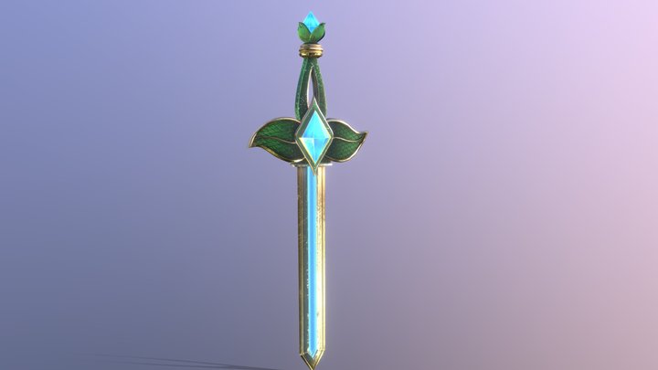 Bladed Weapon 3D Model