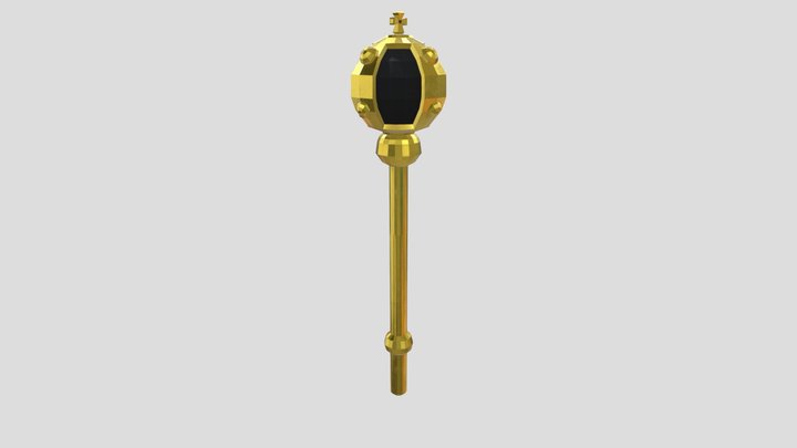 King Knight's Scepter 3D Model