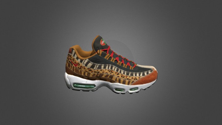 Nike Air Max 95 Animal 3D Model