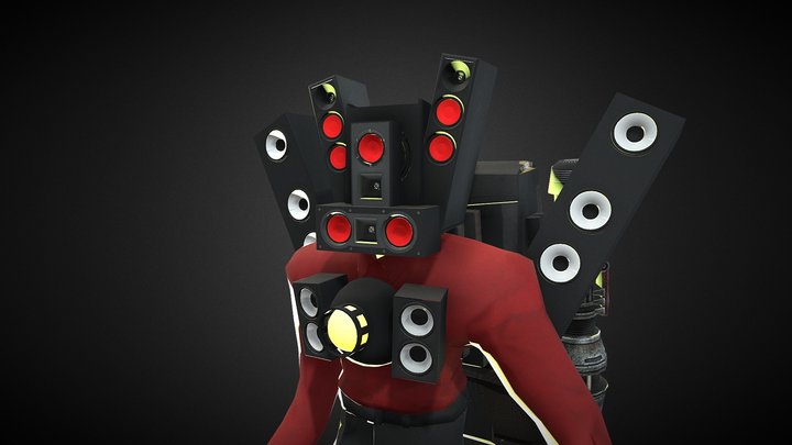 Infected titan speakerman 3D Model