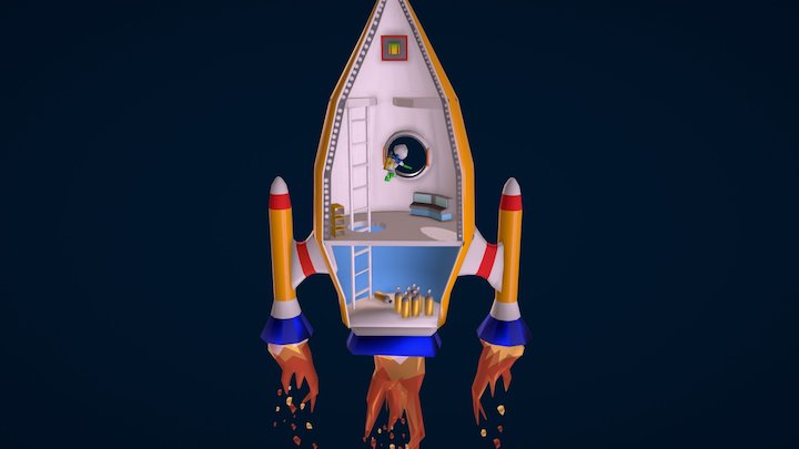 A game about outer space 3D Model
