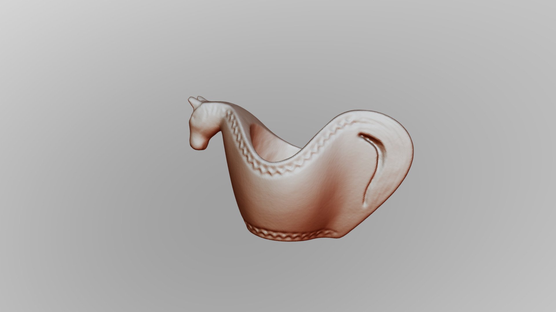 Wood Cup with Horsehead by Revopoint POP