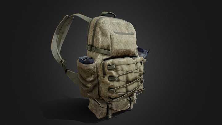The Uncertain: LATE_backpack Alex 3D Model