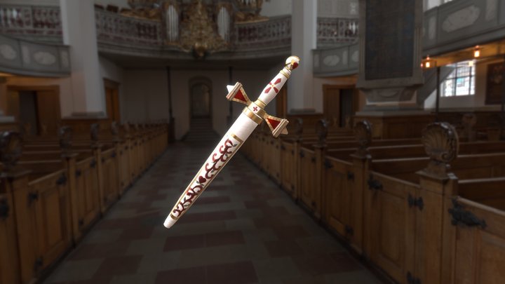 Ornamental Sword 3D Model