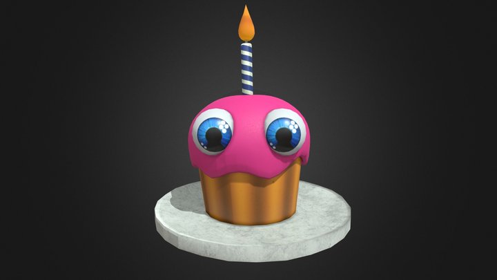 FNaF HW Toy Cupcake ReTexture & Remesh – Modèle 3D gratuit STL