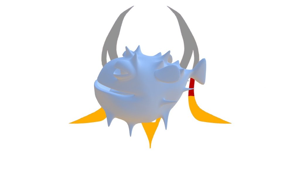 Cartoon Blowfish