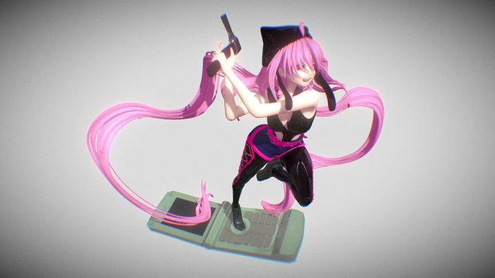 Yuno Gasai 3D Model