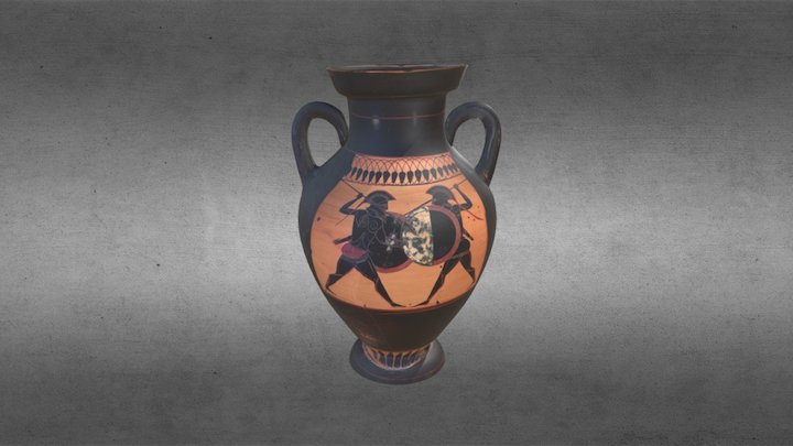 cerámica griega 3D Model