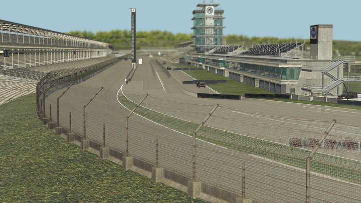 Indianapolis Motor Speedway – Modello 3D gratuito STL