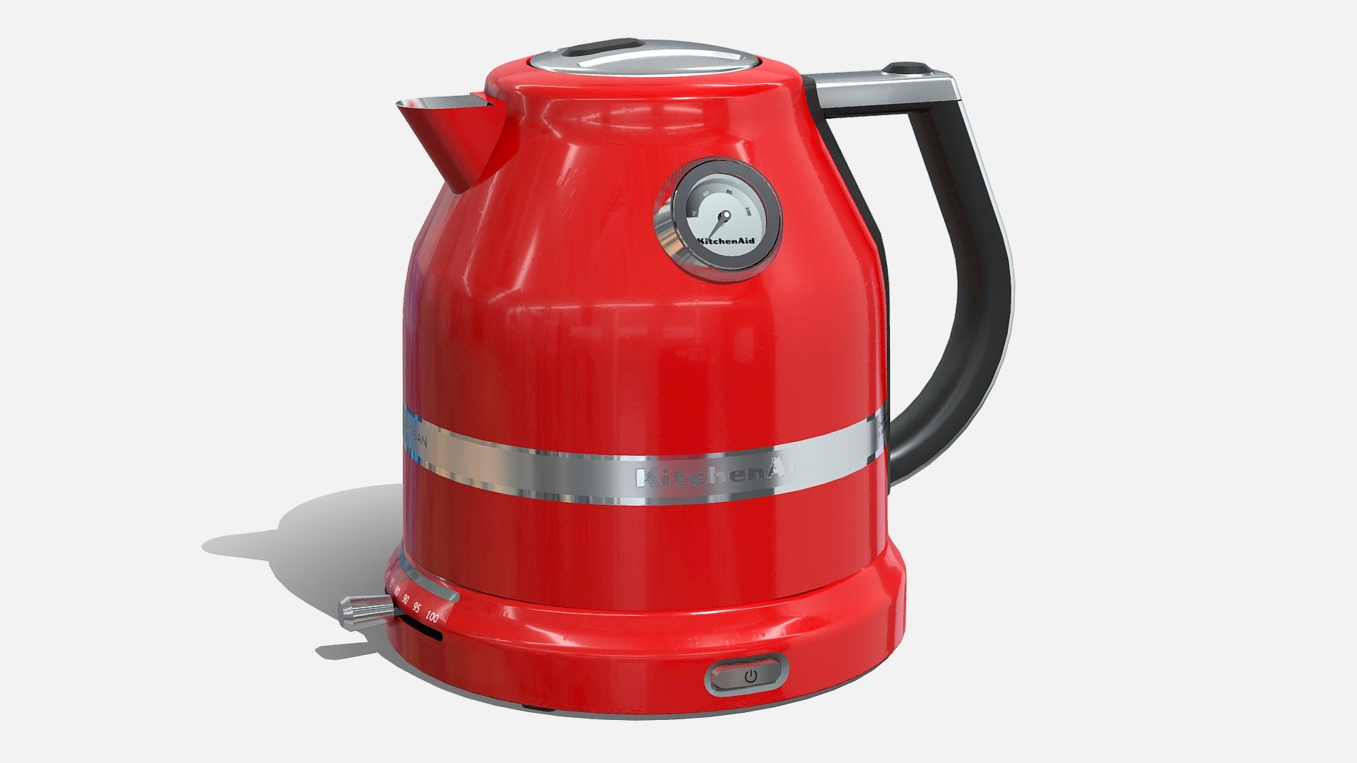 Kitchenaid Artisan Kettle Buy Royalty Free 3D model by Axeonalias